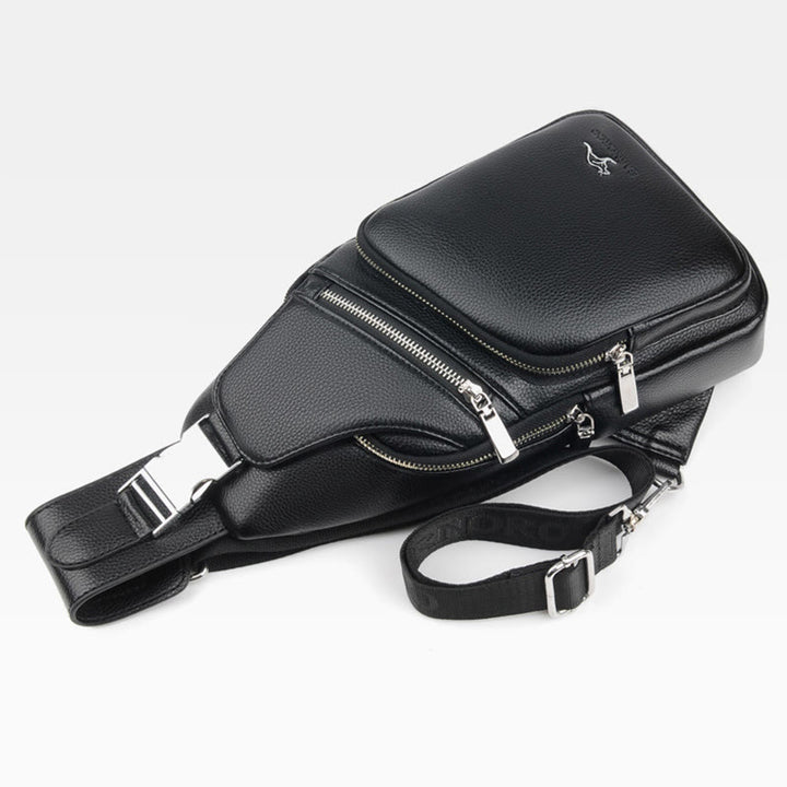 Diebstahlsichere Schultertasche mit großer Kapazität und USB-Aufladung