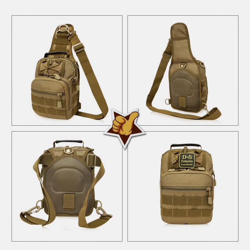 4-Wege-Verwendung Camouflage Multifunktionale Outdoor-Schultertasche