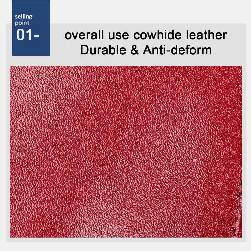 RFID-blockierende Vintage-Geldbörse aus echtem Leder mit großer Kapazität