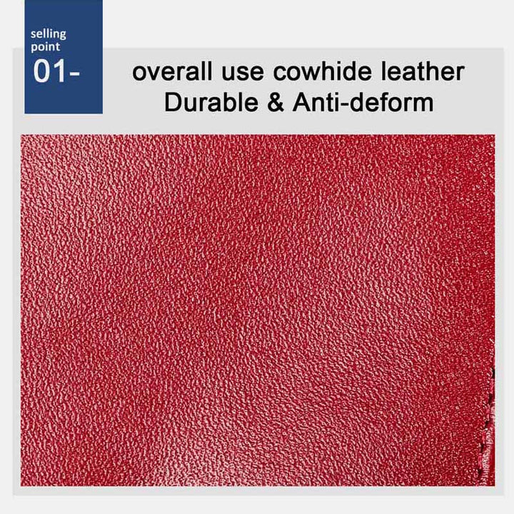 RFID-blockierende Vintage-Geldbörse aus echtem Leder mit großer Kapazität