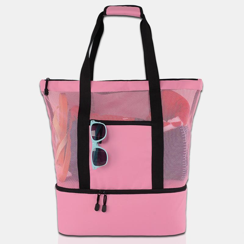 Strandtasche mit großer Kapazität, wasserdicht, sanddicht, Pooltasche mit Kühlfach