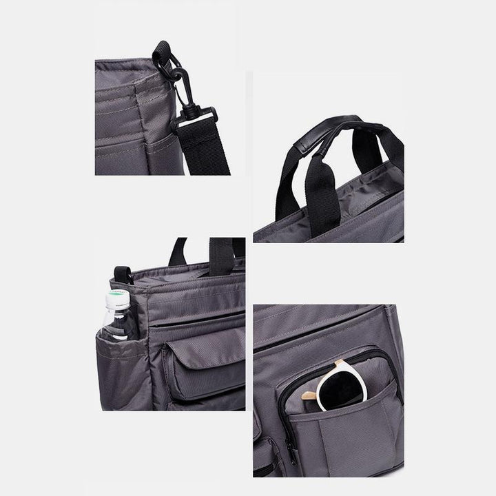Wasserabweisende multifunktionale Crossbody-Laptop-Handtasche