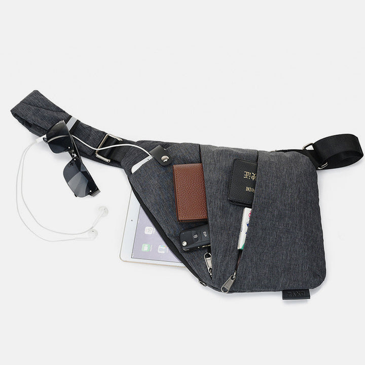 Multifunktionale wasserdichte Schultertasche Brusttasche Sport