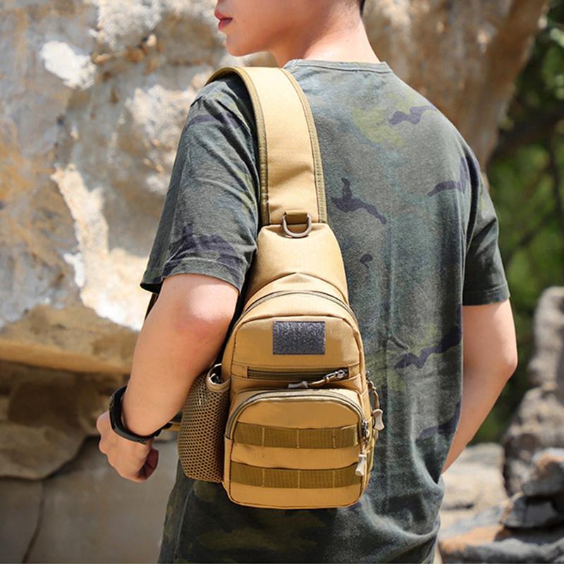 Camouflage Wasserdichte Multifunktionale Schultertasche Für Den Außenbereich