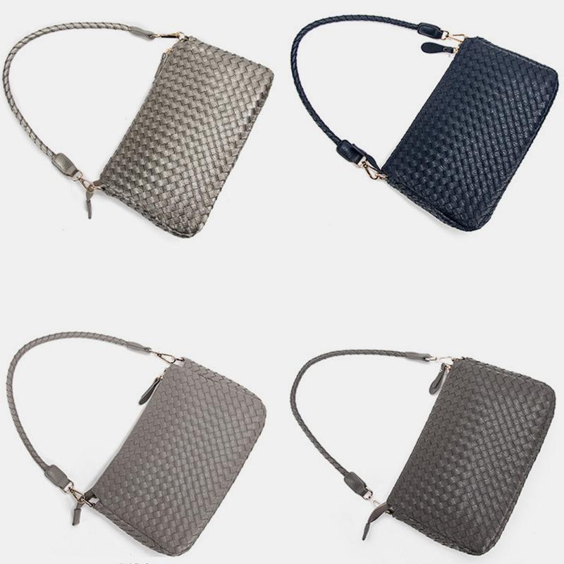 Lässige Strick-Schulterhandtasche