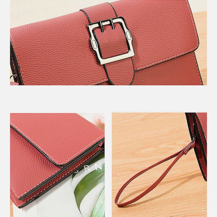 Lychee Muster Umschlag Stil Brieftasche Frauen Klassische Leder Tasche