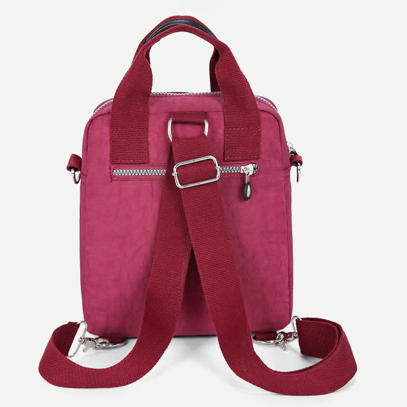 Leichte Umhängetasche aus Nylon für Damen, Handtasche mit mehreren Taschen, Schultertaschen