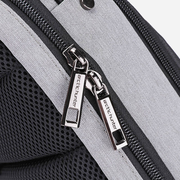 Große, diebstahlsichere, wasserdichte Schultertasche mit USB-Ladefunktion