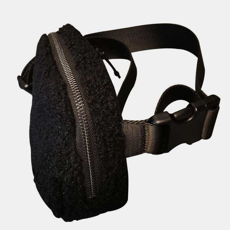 Leichte Hüfttasche für Damen und Herren, weiche und warme Schultertasche aus Plüsch