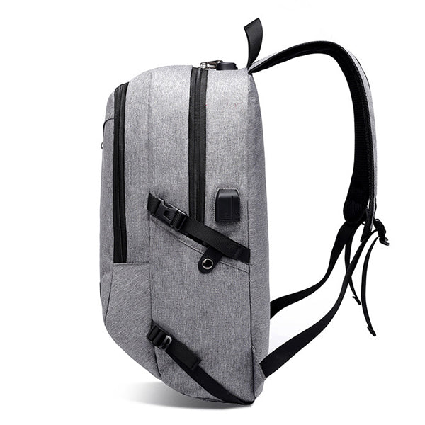 Diebstahlsicherer Reise-Business-Rucksack mit Schloss und USB-Ladeanschluss