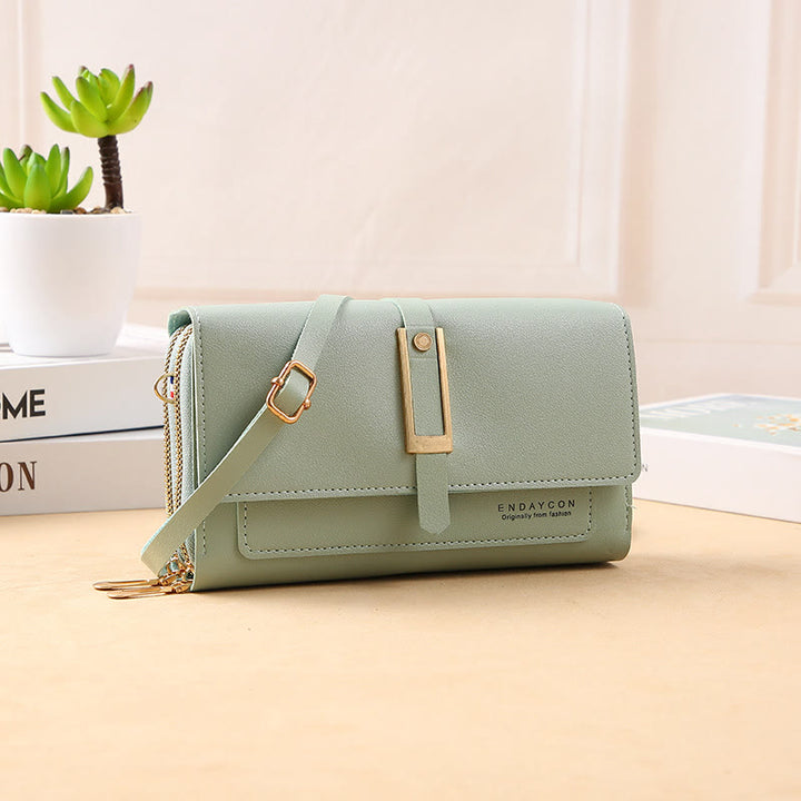 Handytasche für Damen, einfarbig, große Kapazität, Gewicht