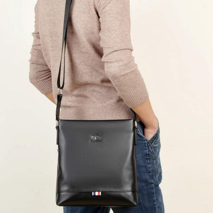 Herren Umhängetasche Umhängetasche Weiches Leder Reisetasche Sling Pack