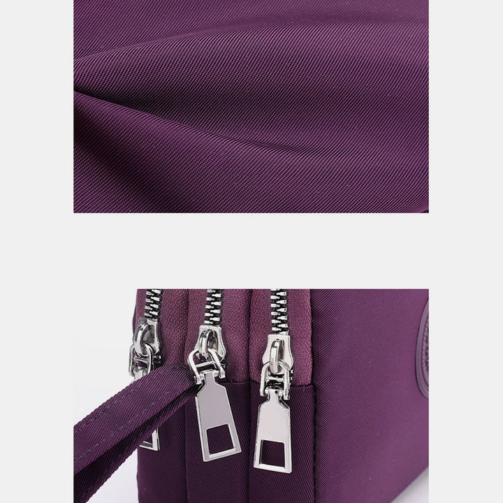 Großes Fassungsvermögen Armband-Geldbörse aus wasserdichtem Nylon, Handtasche, Clutch, Geldbörse für Damen
