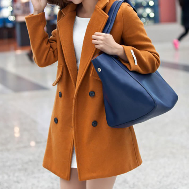 Klassische Tragetasche für Damen, einfarbig, Set mit Pendlertaschen für Büro und die Arbeit