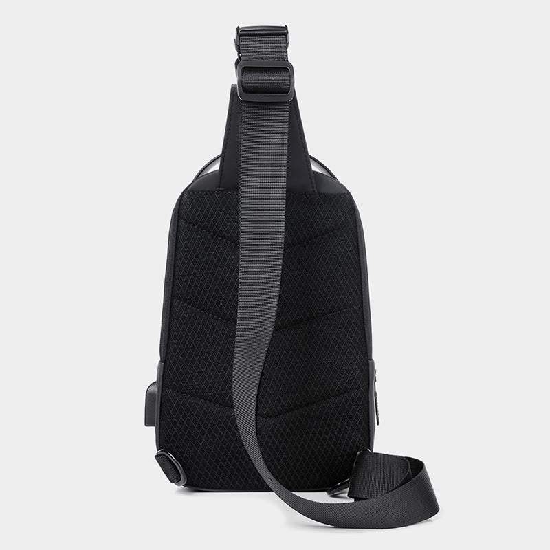 Wasserdichte Schultertasche Outdoor Casual Brusttasche für Wandern Radfahren Reisen 
