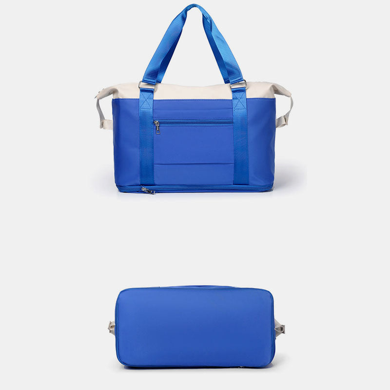 Reisetasche für Damen, große Aufbewahrungstasche mit Fach für trockene und nasse Abteile