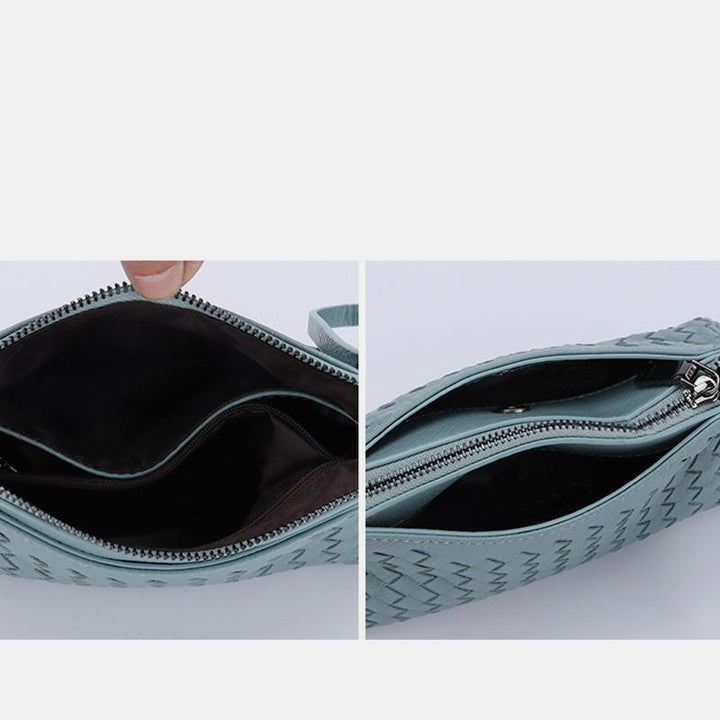 Stilvolle gewebte Umhängetasche mit Armband