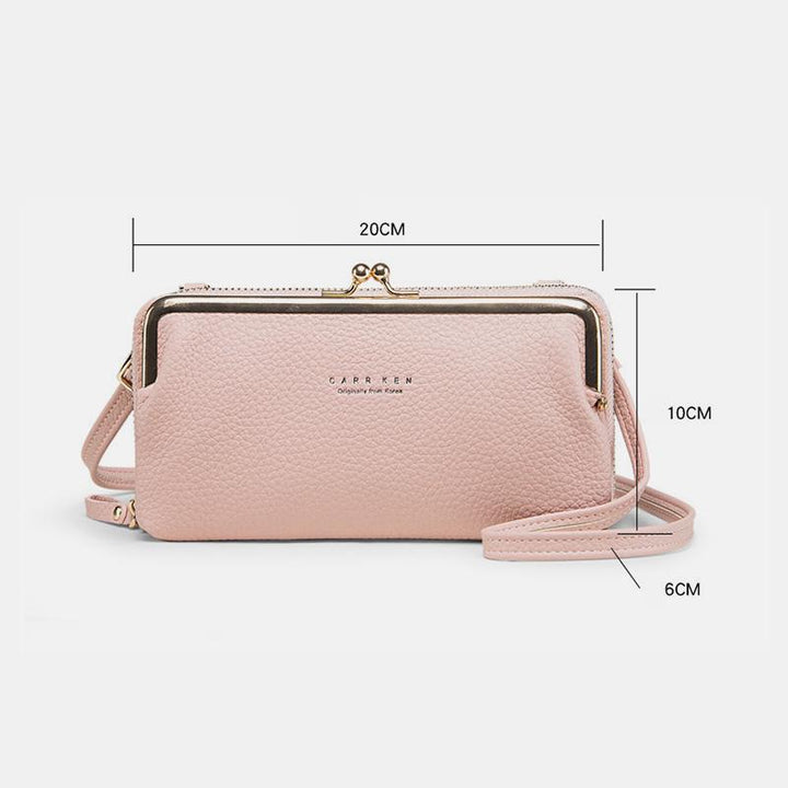 Multifunktionale Umhängetasche mit großem Fassungsvermögen und Kiss-Lock-Design - image 14