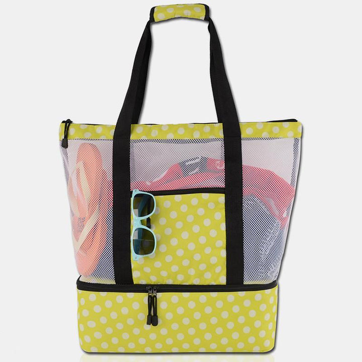 Strandtasche mit großer Kapazität, wasserdicht, sanddicht, Pooltasche mit Kühlfach