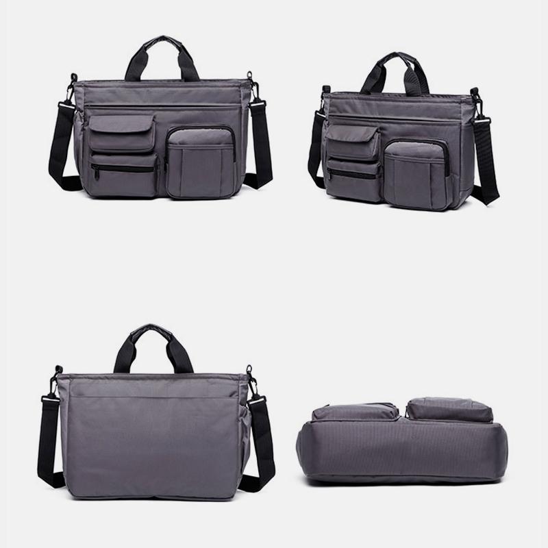 Wasserabweisende multifunktionale Crossbody-Laptop-Handtasche
