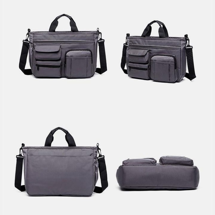Wasserabweisende multifunktionale Crossbody-Laptop-Handtasche