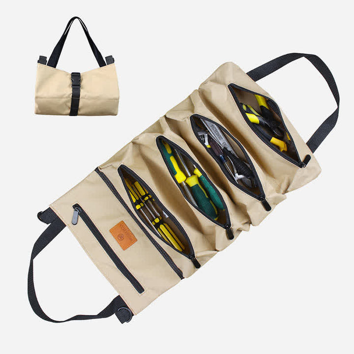 Aufrollbare Werkzeugtasche, wasserdicht, mit mehreren Steckplätzen, Werkzeug-Organizer für die Heimwerkstatt