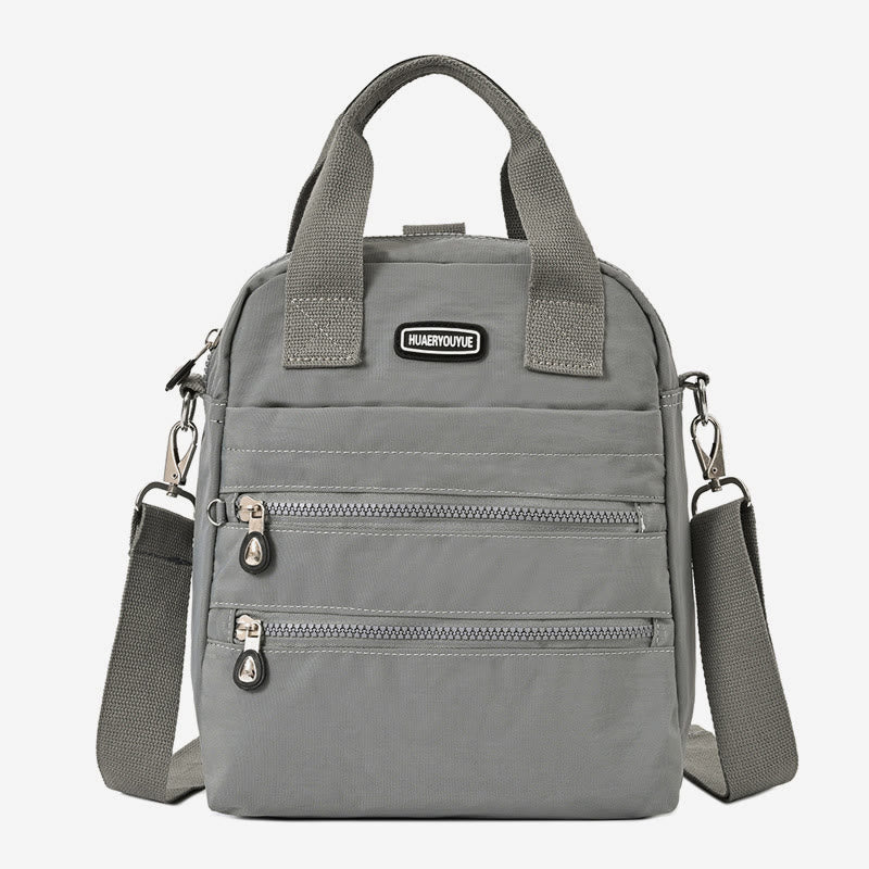 Mehrzweck-Rucksack für Damen, wasserdichte, tragbare Schultertasche aus Nylon