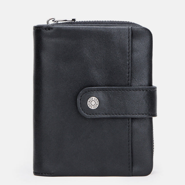 RFID Multifunktionale Leder Vintage Geldbörse