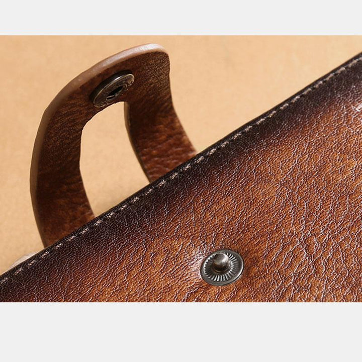 RFID Leder Retro Multifunktionale Geldbörse