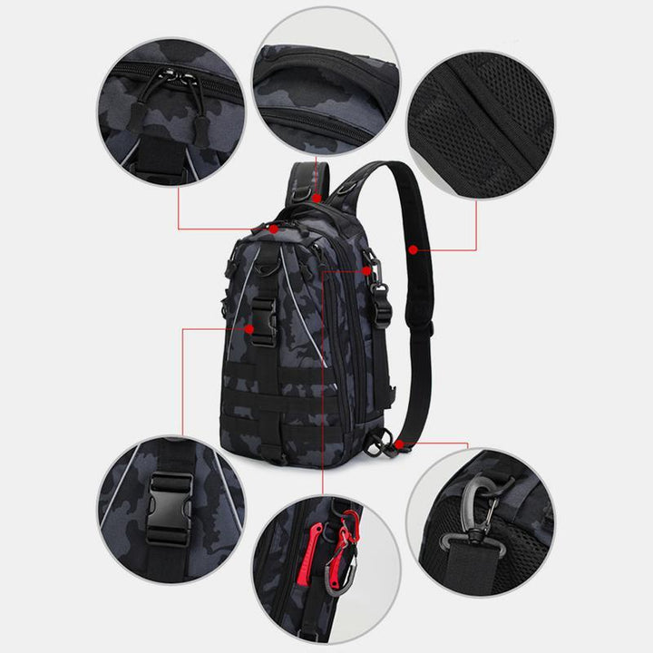 Multifunktionaler taktischer Rucksack, lässige Sling-Umhängetasche