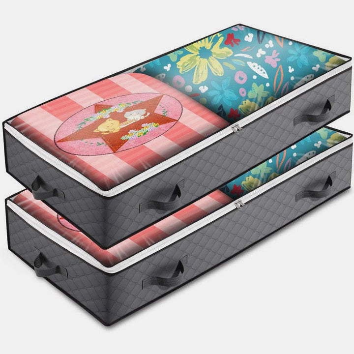 Aufbewahrungstasche für Zuhause, unter dem Bett, faltbar, staubdicht, Quilt-Aufbewahrungsbox