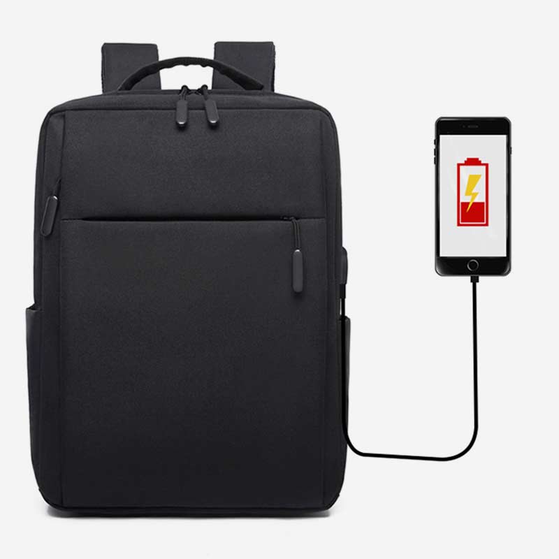 Multifunktionaler, robuster, atmungsaktiver Reise-Laptop-Rucksack mit großer Kapazität und USB-Ladeanschluss