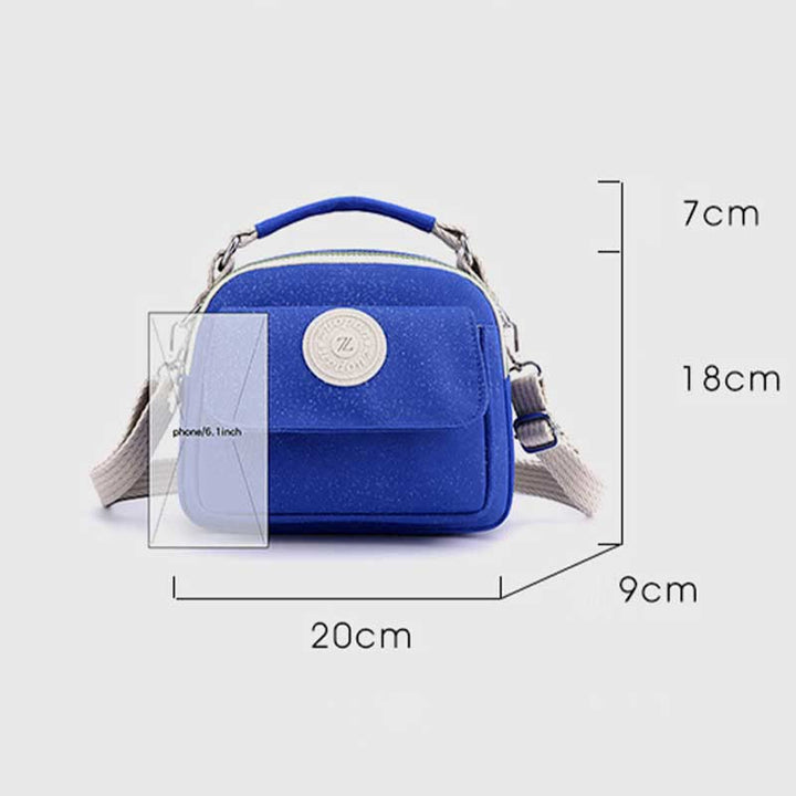 Tasche mit Griff oben für Damen, einfache, tragbare Umhängetasche mit Spritzschutz