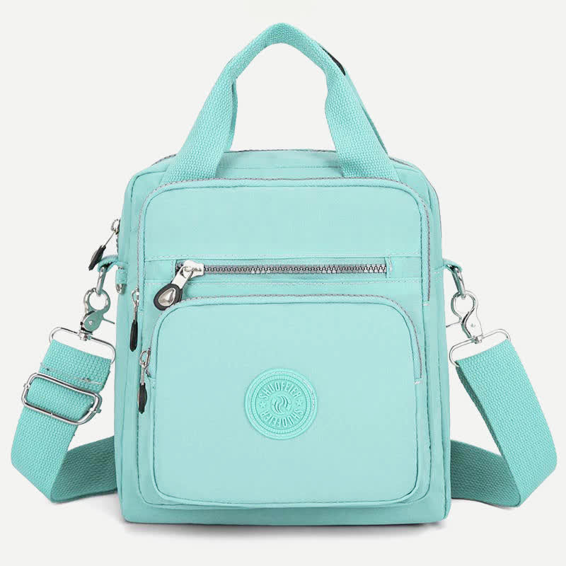 Leichte Umhängetasche aus Nylon für Damen, Handtasche mit mehreren Taschen, Schultertaschen
