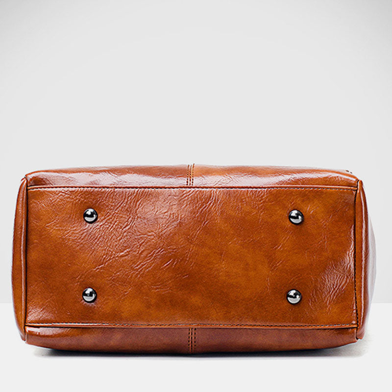 Klassische Retro-Handtasche mit mehreren Taschen 