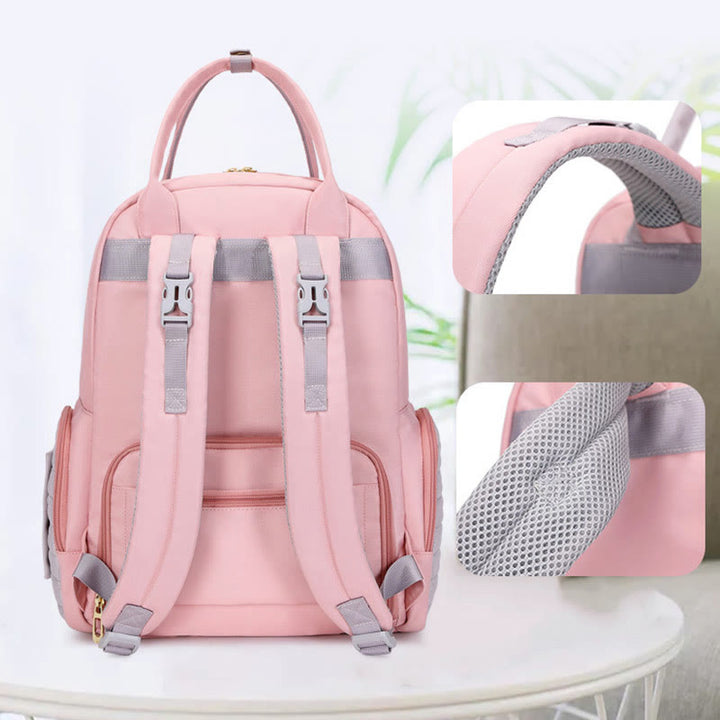 Tragbare Mama-Tasche für Frauen im Freien, wasserdichter, multifunktionaler Oxford-Rucksack