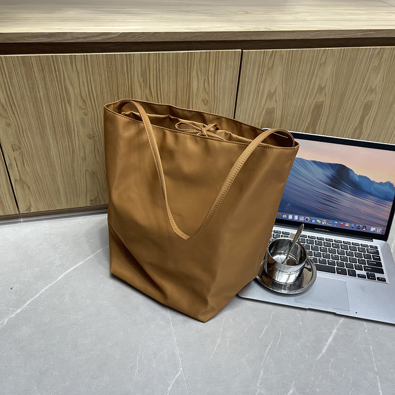 Große Einzel-Schultertasche für Damen, minimalistische Oxford-Unterarmtasche
