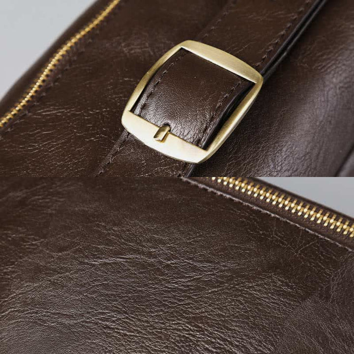 Kleine Schultertasche aus Leder, Umhängetasche, persönliche Tasche, Brust-/Schulterrucksack