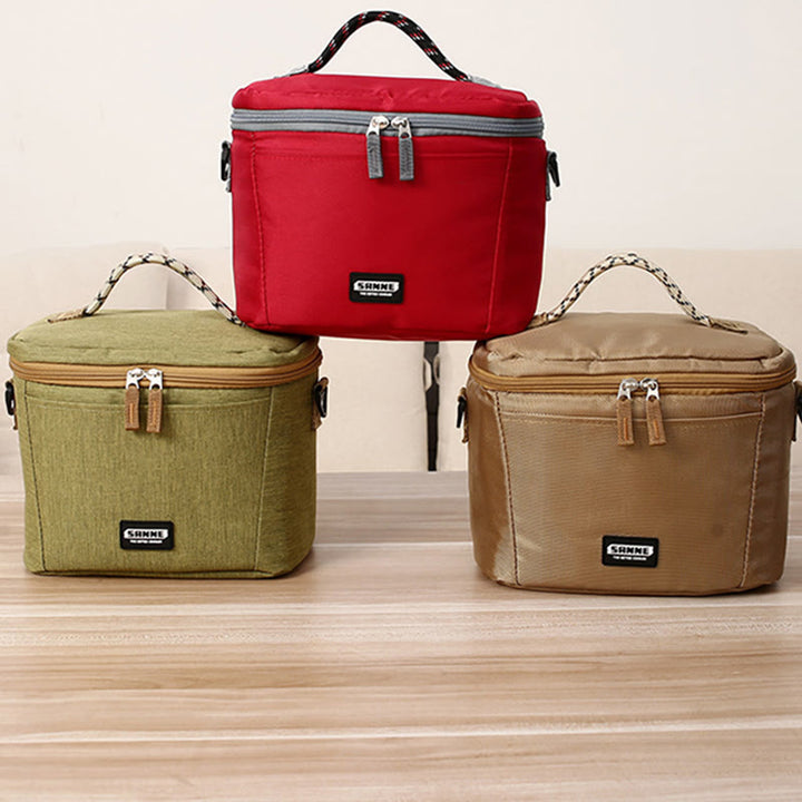 Kleine Kühltasche für Picknickarbeit, Oxford Crossbody Lunch Bag