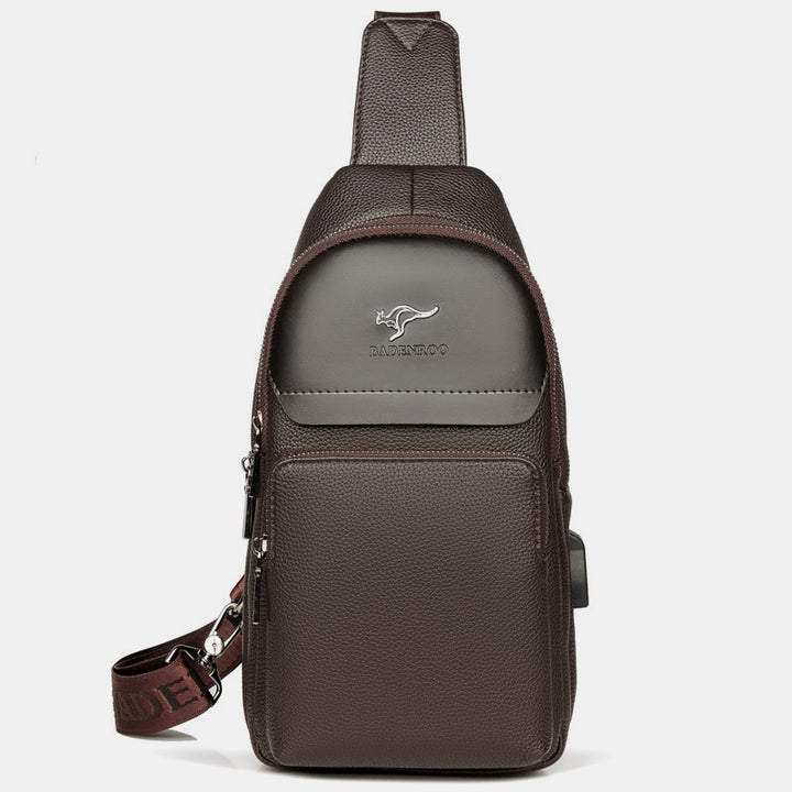 Mehrzweck-Schultertasche, wasserdichter, weicher Umhängerucksack mit USB-Ladeanschluss