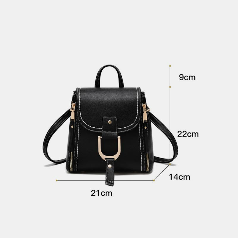 Rucksack für Damen, große Kapazität, Retro-Vintage-Multifunktions-Umhängetasche
