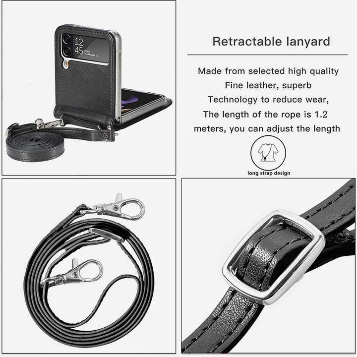 Samsung Galaxy Z Flip 3 Handyhülle Crossbody Handytasche Geldbörse