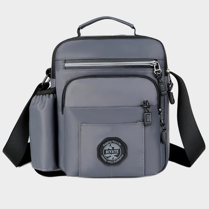 Messenger Bag Umhängetasche Herren Geldbörsen Multi-Pocket Kleine Umhängetasche