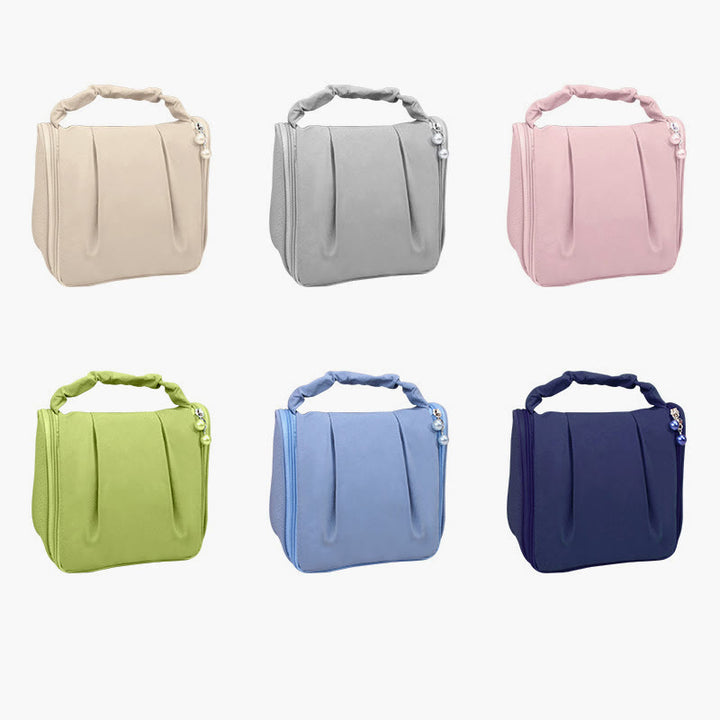 Tragbare Make-up-Handtasche für Damen, große Reiseaufbewahrungstasche