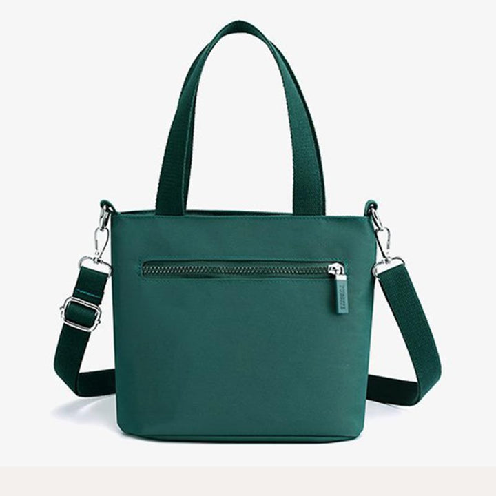 Funktionelle Umhängetasche Schultertasche Mehrere Taschen Leichte einfarbige Handtasche