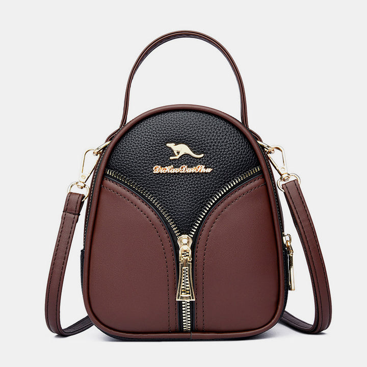 Kleine Crossbody-Handytasche für Damen, Handy-Schultertasche aus Leder