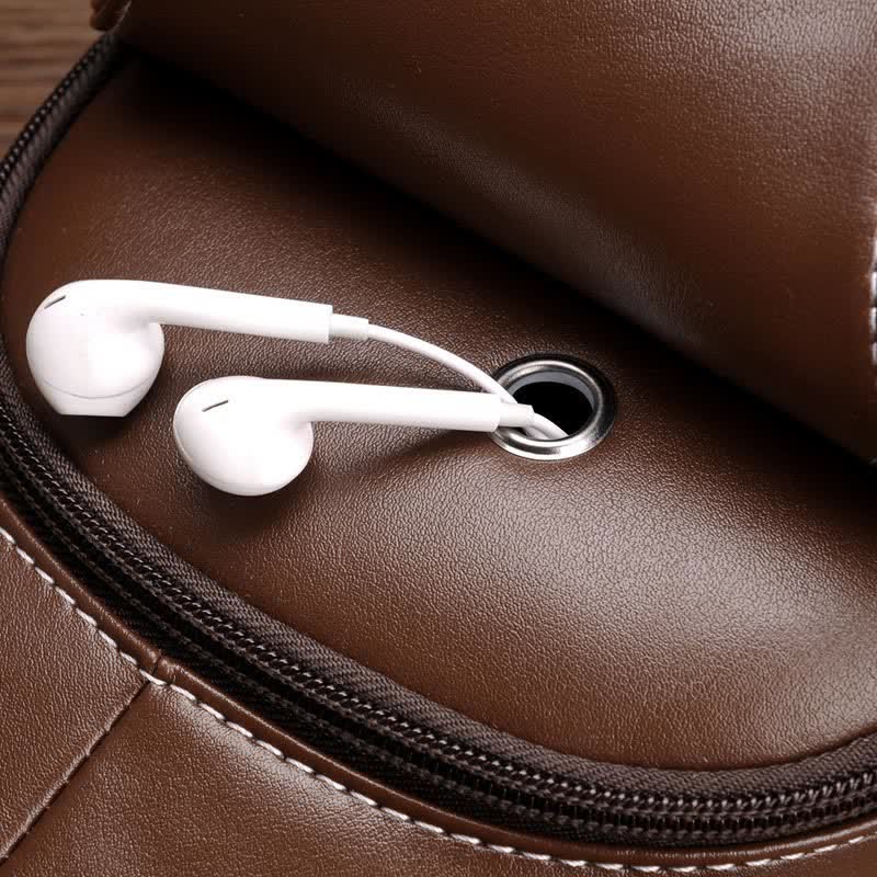 Männer Casual Reise Crossbody Brust Sling Tasche Ein Schultergurt
