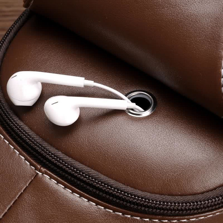 Männer Casual Reise Crossbody Brust Sling Tasche Ein Schultergurt