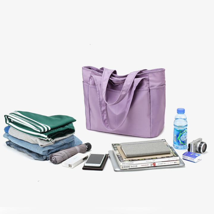 Große Tragetasche für Damen, mehrere Taschen, lässige Sport-Umhängetasche