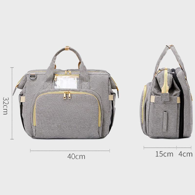 Mama-Tasche für den täglichen Gebrauch im Freien, tragbare, faltbare Kinderbett-Freizeit-Mama-Tasche